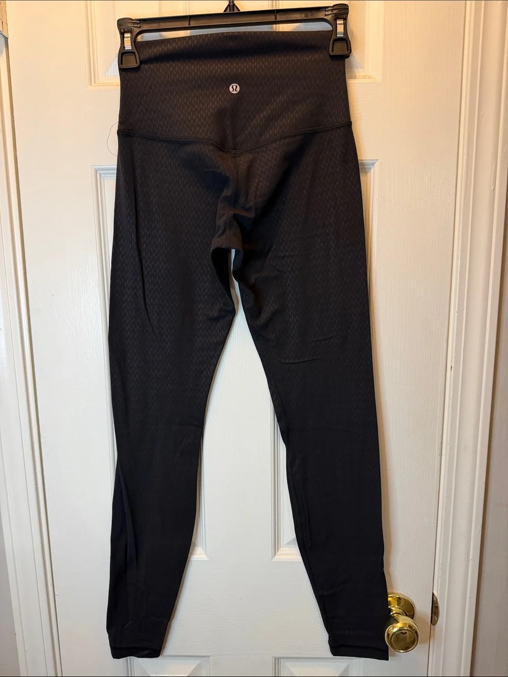 Lulúlemon High-Waist Black Textured Leggings